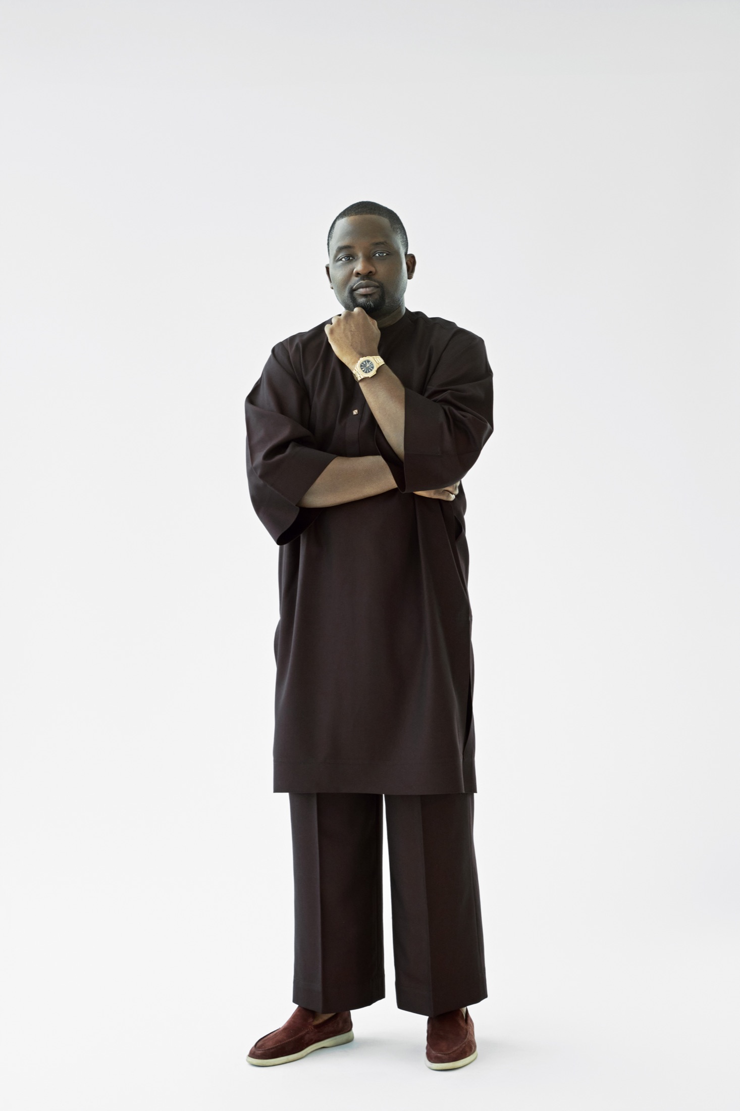 Suleman Momoh standing in a studio